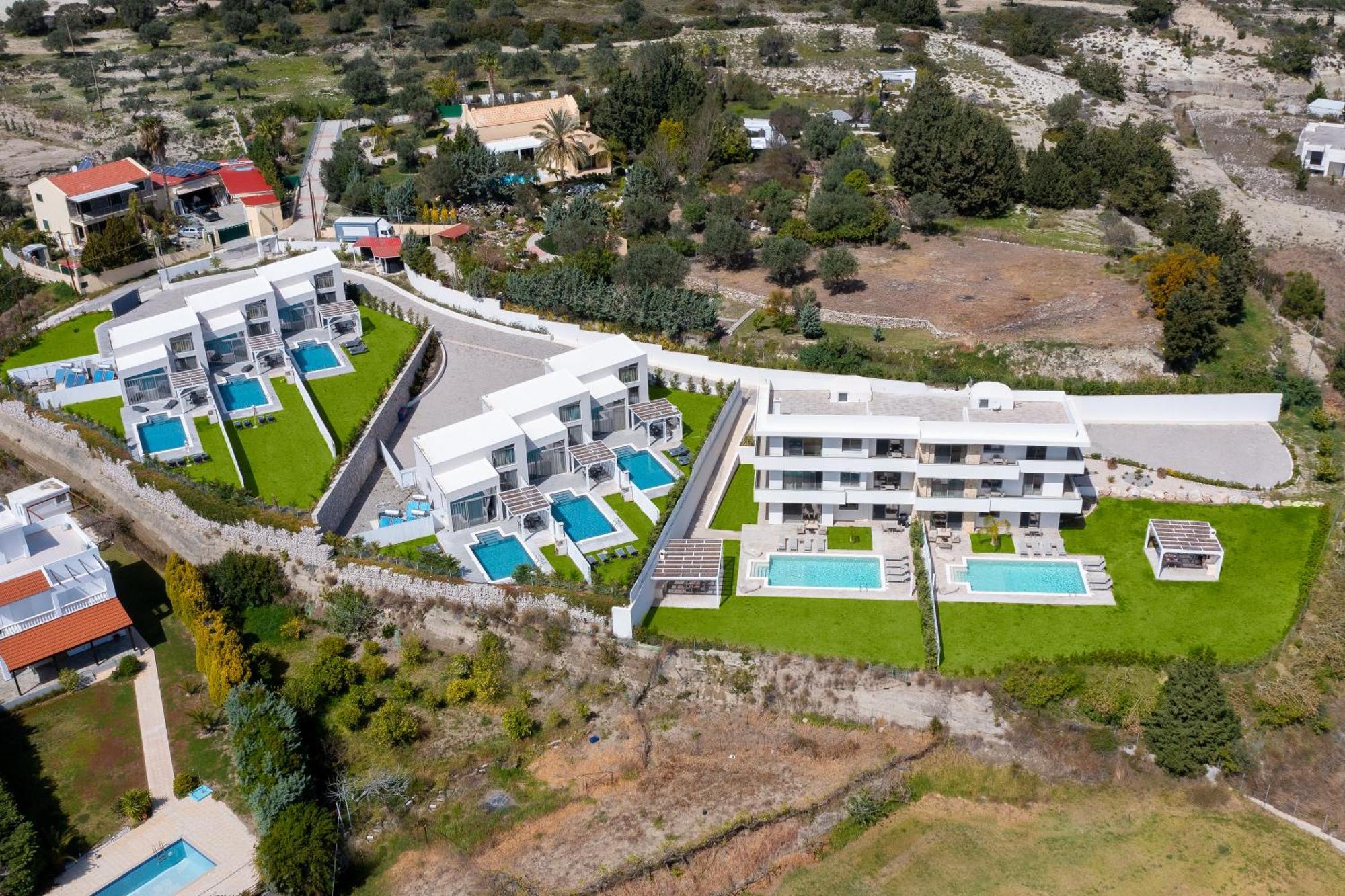 Pantheon Luxury Villas Rhodes Island Afando Esterno foto